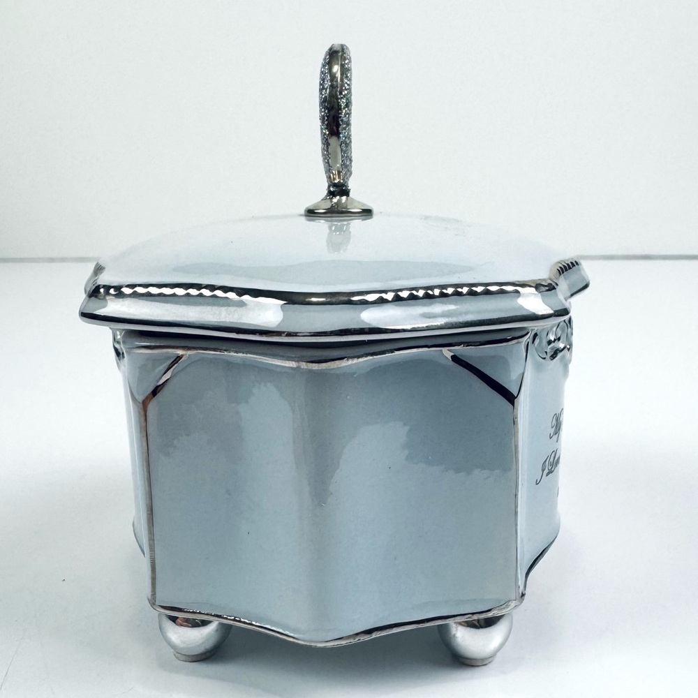 The Bradford Exchange Silver Moonlight Music Box Granddaughter I Love You Gift - Picture 4 of 9